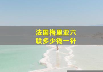 法国梅里亚六联多少钱一针