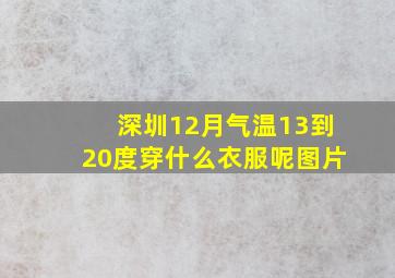 深圳12月气温13到20度穿什么衣服呢图片