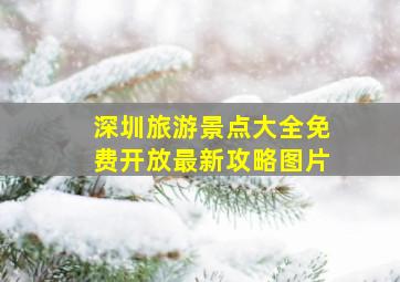 深圳旅游景点大全免费开放最新攻略图片