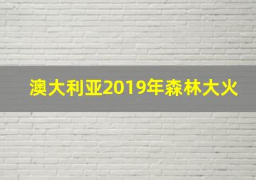 澳大利亚2019年森林大火