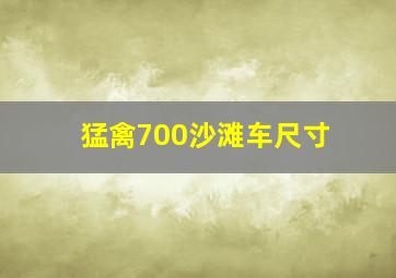 猛禽700沙滩车尺寸