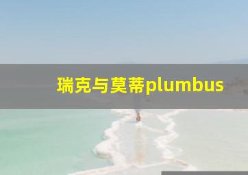 瑞克与莫蒂plumbus