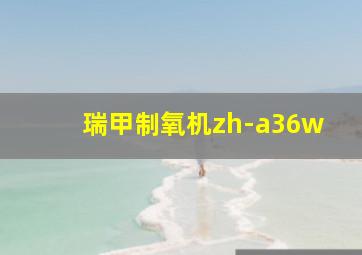 瑞甲制氧机zh-a36w