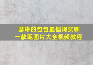 瑟琳的包包最值得买哪一款呢图片大全视频教程