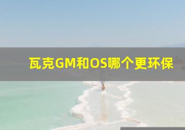 瓦克GM和OS哪个更环保