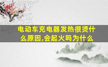 电动车充电器发热很烫什么原因,会起火吗为什么