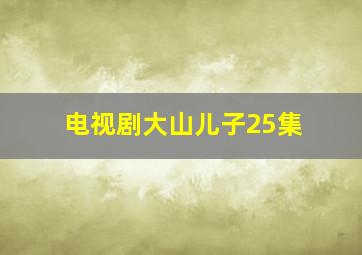 电视剧大山儿子25集