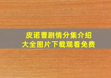 皮诺曹剧情分集介绍大全图片下载观看免费