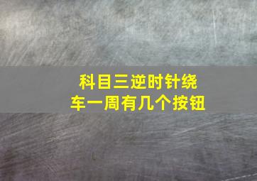 科目三逆时针绕车一周有几个按钮