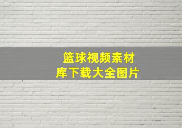 篮球视频素材库下载大全图片