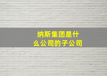 纳斯集团是什么公司的子公司