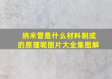 纳米管是什么材料制成的原理呢图片大全集图解