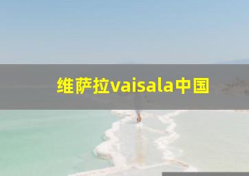 维萨拉vaisala中国