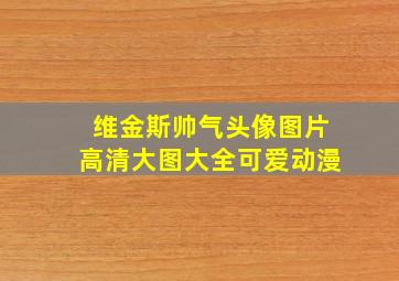 维金斯帅气头像图片高清大图大全可爱动漫