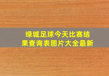 绿城足球今天比赛结果查询表图片大全最新