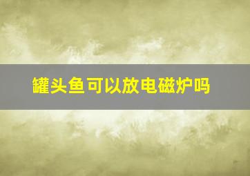 罐头鱼可以放电磁炉吗