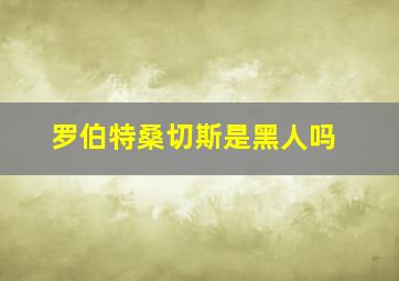 罗伯特桑切斯是黑人吗