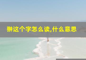 翀这个字怎么读,什么意思