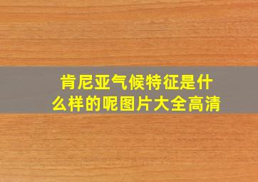 肯尼亚气候特征是什么样的呢图片大全高清