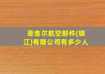 菲舍尔航空部件(镇江)有限公司有多少人