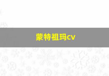 蒙特祖玛cv