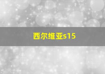 西尔维亚s15