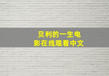 贝利的一生电影在线观看中文