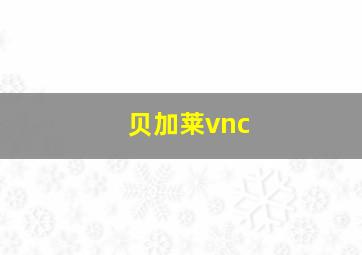 贝加莱vnc