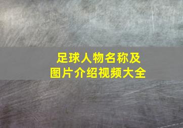 足球人物名称及图片介绍视频大全