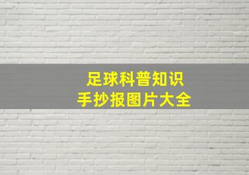 足球科普知识手抄报图片大全