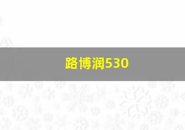 路博润530