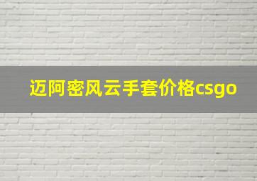 迈阿密风云手套价格csgo