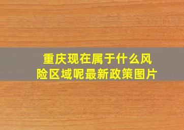 重庆现在属于什么风险区域呢最新政策图片