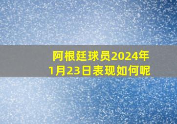 阿根廷球员2024年1月23日表现如何呢