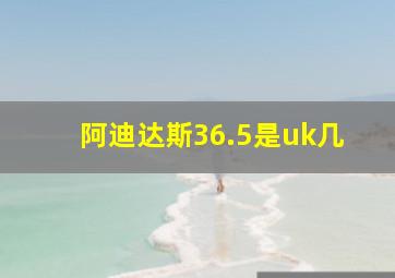 阿迪达斯36.5是uk几