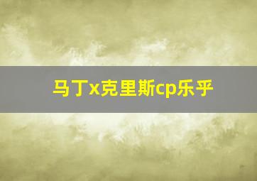 马丁x克里斯cp乐乎