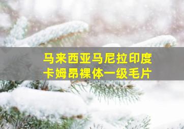 马来西亚马尼拉印度卡姆昂裸体一级毛片