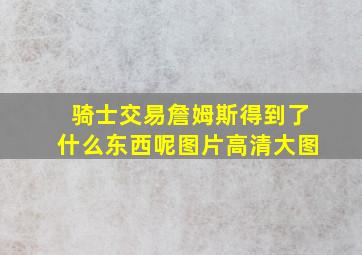 骑士交易詹姆斯得到了什么东西呢图片高清大图