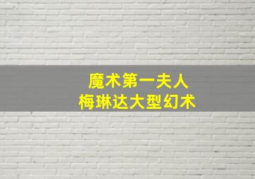 魔术第一夫人梅琳达大型幻术