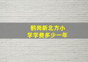 鹤岗新北方小学学费多少一年